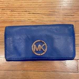Michael Kors Blue Wallet
